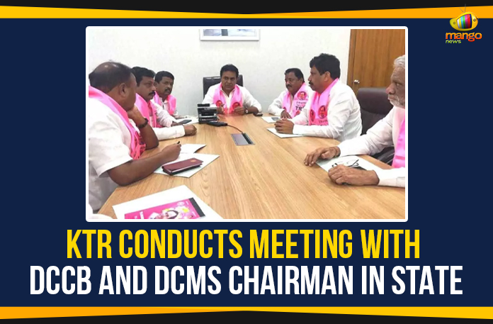 KTR-Conducts-Meeting-With-DCCB-And-DCMS-Chairman-In-State