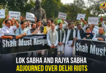 Lok Sabha And Rajya Sabha Adjourned Over Delhi Riots Delhi Riots, Lok Sabha, Lok Sabha and Rajya Sabha Adjourned, Parliament Adjourned, Parliament Budget Session, Parliament Budget Session 2020, Parliament Budget Session Live Updates, parliament live, Parliament Live Updates, Parliament updates live, Rajya Sabha