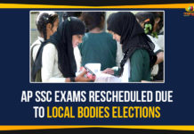 AP SSC Exams Rescheduled Due To Local Bodies Elections