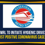 Corona Virus In Telangana, Coronavirus, HMRL Coronavirus, HMRL To Initiate Hygienic Drives, Hyderabad Metro Railway Limited, Mango News, metro coronavirus, Novel Coronavirus, Positive Corona Virus Case, Positive Coronavirus Case In CityCorona Virus In Telangana, Coronavirus, HMRL Coronavirus, HMRL To Initiate Hygienic Drives, Hyderabad Metro Railway Limited, Mango News, metro coronavirus, Novel Coronavirus, Positive Corona Virus Case, Positive Coronavirus Case In City