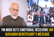 PM Modi Gets Emotional Receiving Jan Aushadhi Beneficiary’s Message
