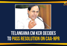 Telangana CM KCR Decides To Pass Resolution Against CAA-NPR