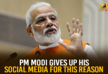 PM Modi Gives Up His Social Media For This Reason