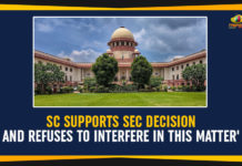 SC Supports SEC Decision And Refuses To Interfere In This Matter