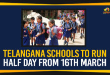 Telangana Schools To Run Half Day From 16th March Chitra Ramachandran, Half day school, Half Day Schools, Half Day Schools Date, Half Day Schools in Telangana, Mango News, telangan half day school, Telangana, Telangana Government, Telangana Schools, TS half day school