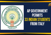 AP Government Permits 33 Indian Students From Italy