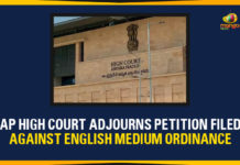 AP High Court Dismiss Petition Filed Against English Medium Ordinance