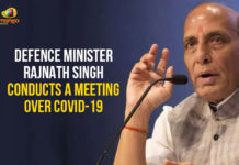 Defence Minister Rajnath Singh Conducts A Meeting Over COVID-19 Coronavirus, Coronavirus Cases, Coronavirus Crisis, coronavirus india, coronavirus news, Coronavirus outbreak, Coronavirus Update, COVID 19 Cases, COVID 19 Crisis, COVID-19, Defence Minister Rajnath Singh, Defence Minister Rajnath Singh Meeting, india coronavirus cases, India COVID 19 Cases, Nationwide lockdown, Prime Minister Narendra Modi, Rajnath Singh, Rajnath Singh On COVID 19
