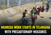 MGNREGA Work Starts In Telangana With Precautionary Measures E Dayakar Rao, Gram Panchayats of Telangana, Mahatma Gandhi National Rural Employment Guarantee Act, MGNREGA, MGNREGA Work Starts, MGNREGA Work Starts In Telangana, Minister Dayakar Rao, Telangana, Telangana Coronavirus, Telangana Coronavirus Deaths, Telangana news