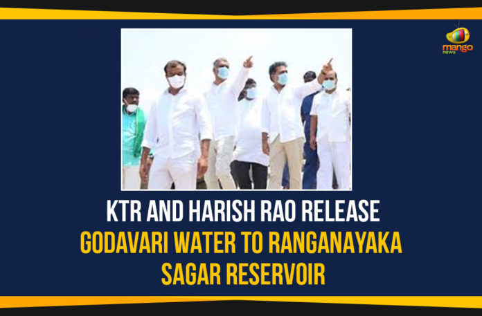 Godavari Water To Ranganayaka Sagar, Godavari Water To Ranganayaka Sagar Reservoir, Harish rao, Kaleshwaram Lift Irrigation Scheme, Kaleshwaram Lift Irrigation Scheme Project, Kaleshwaram Project, KTR, Ranganayaka Sagar, Ranganayaka Sagar Reservoir, Ranganayaka Swamy Temple, Siddipet