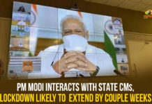 PM Modi Interacts With State CMs, Lockdown Likely To Extend By Weeks Corona Outbreak, COVID-19, India Lockdown, Lockdown Extension, Modi Video Conference, narendra modi video conference, PM Modi, PM Modi Video Conference, PM Modi Video Conference over Lockdown Extension, PM Modi Video Conference with Chief Ministers, pm narendra modi, Prime Minister Narendra Modi