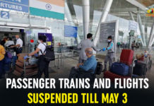 Passenger Trains And Flights Suspended Till May 3 Corona Outbreak, Coronavirus In India, COVID-19, Flights Suspended Till May 3, India Lockdown, India Lockdown Extension, Indian railways and airlines suspended services, Lockdown Extension, Lockdown In India, Nation Lockdown, Passenger Trains, Passenger Trains Suspended Till May 3, PM Modi, PM Modi Announces Lockdown Extension Till 3rd May, PM Modi Lockdown Extension, PM Narendra Modi