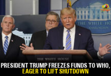 President Trump Freezes Funds To WHO, Eager To Lift Shutdown America Coronavirus, America Coronavirus Deaths, Coronavirus Crisis, Coronavirus outbreak, Coronavirus Pandemic, COVID 19 Deaths In US, Donald Trump, economic crisis in America, president trump, President Trump Freezes Funds To WHO, Trump halts US funding for WHO, Trump halts World Health Organization funding, Trump suspends funding to WHO, United States of America, US Coronavirus Deaths, US COVID 19 Deaths, USA, World Health Organization