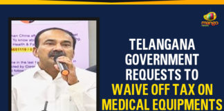 Central Government, Coronavirus, Coronavirus Breaking News, coronavirus latest news, COVID-19, Etela Rajender, Health Minister of Telangana, India COVID 19 Cases, Telangana, Telangana Coronavirus, Telangana Coronavirus Deaths, Telangana Government, Telangana Government Requests To Waive Off Tax, Total COVID 19 Cases, Waive Off Tax On Medical Equipment