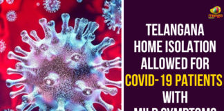 COVID 19 Home Isolation, COVID 19 Home Isolation In Telangana, Home Isolation Allowed For COVID-19, Home Isolation Allowed For COVID-19 Patients, Home Isolation Allowed For COVID-19 Patients With Mild Symptoms, Telangana, Telangana Coronavirus, Telangana Coronavirus Deaths, Total COVID 19 Cases