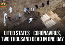 United States – Coronavirus, Two Thousand Dead In One Day America Coronavirus, America Coronavirus Deaths, Coronavirus Cases, Coronavirus Crisis, Coronavirus Deaths In US, Coronavirus outbreak, Coronavirus Pandemic, Coronavirus Precautions, Coronavirus Prevention, Coronavirus Symptoms, COVID 19 Deaths, COVID 19 Deaths In US, US Coronavirus Deaths, US COVID 19 Deaths, US Reports Highest Number Of Casualties, USA