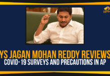 YS Jagan Mohan Reddy Reviews COVID-19 Surveys And Precautions In AP
