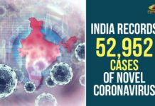 India Records 52,952 Cases Of Novel Coronavirus Coronavirus cases in India, Coronavirus Deaths In India, Coronavirus Higlights, Coronavirus In India, Coronavirus in India live updates, Coronavirus live updates, Coronavirus news highlights, Coronavirus outbreak, coronavirus positive cases, Coronavirus Positive Cases In India, india coronavirus cases, india coronavirus deaths, Total Corona Cases In India