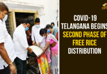 COVID-19- Telangana Begins Second Phase Of Free Rice Distribution 2nd phase of rice distribution begins, Free Rice Distribution, Free rice distribution begins in Telangana, Free Rice Distribution Telangana, Govt Starts Second Phase of Free Rice Distribution, Hyderabad, Mareddy Srinivas Reddy, Phase two of free ration supply begins, Telangana Begins Second Phase Of Free Rice Distribution, Telangana Rashtra Samithi