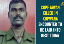 CRPF Jawan Killed In Kupwara Encounter To Be Laid To Rest Today Anand Prakash Maheshwari, Ashwani Kumar Yadav, C. Chandrasekar, Central Reserve Police Force, CRPF Jawan, CRPF Jawan Killed, CRPF Jawan Killed In Kupwara Encounter, CRPF jawans, Delhi, Director General of CRPF, Jammu and Kashmir, Jammu and Kashmir Kupwara district, jammu and kashmir police, Kupwara district, Santosh Kumar Mishra, Thiruvananthapuram
