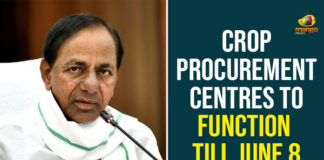 CM KCR, CM KCR Announced Crops Procurement Centres, Crop procurement centres to remain open, Crops Procurement Centres, Crops Procurement Centres would Function till June 8, KCR About Farmers, mango news telugu, Telangana, Telangana cm kcr, telangana farmers news, Telangana Govt, Telangana news