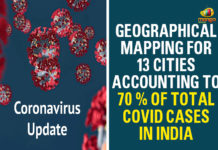 Geographical Mapping For 13 Cities Accounting To 70 % of Total COVID Cases In India amit shah, Amit Shah Meets PM Modi, Amit Shah on Lockdown Extension, Coronavirus India lockdown, Home Minister, Home Minister Amit Shah, India Lockdown, India Lockdown Extension, India Lockdown Extension Updates, India Lockdown Issue, india lockdown updates, PM Modi, PM Modi And Amit Shah Conduct Meeting, PM Narendra Modi