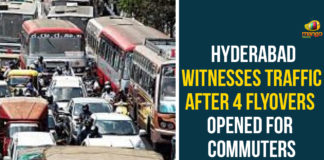 begumpet, Chief Minister of Telangana, Gachibowli, Hitec City, Hyderabad, Hyderabad Flyovers, Hyderabad Flyovers Traffic, Hyderabad Traffic, Hyderabad Witnesses Traffic After 4 Flyovers Opened, Kukatpally, Madhapur, Miyapur, Punjagutta, Telangana
