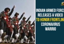 Indian Armed Force Releases A Video To Honor Frontline Coronavirus Warriors