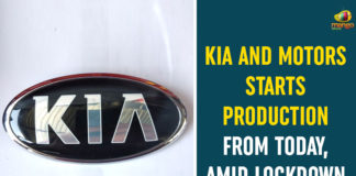 Corona Lockdown, Coronavirus impact, Coronavirus Update, Kia And Motors, KIA Company, KIA Company Latest News, KIA Company News, KIA Company Restarts Cars Production, Kia Motors, Kia Motors India, KIA Motors India plant, Production at KIA Motors India plant