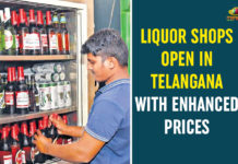 Liquor Shops Open In Telangana With Enhanced Prices
