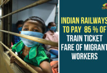 Indian Railways To Pay 85 % of Train Ticket Fare Of Migrant Workers Indian Railways, Indian Railways Latest News, Indian Railways News, Indian Railways To Pay 85 % of Train Ticket, Indian Railways To Pay 85 % of Train Ticket Fare Of Migrant Workers, migrant workers, Migrant Workers Train Ticket, Train Ticket Fare Of Migrant Workers