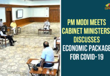 PM Modi Meets Cabinet Ministers, Discusses Economic Package For COVID-19