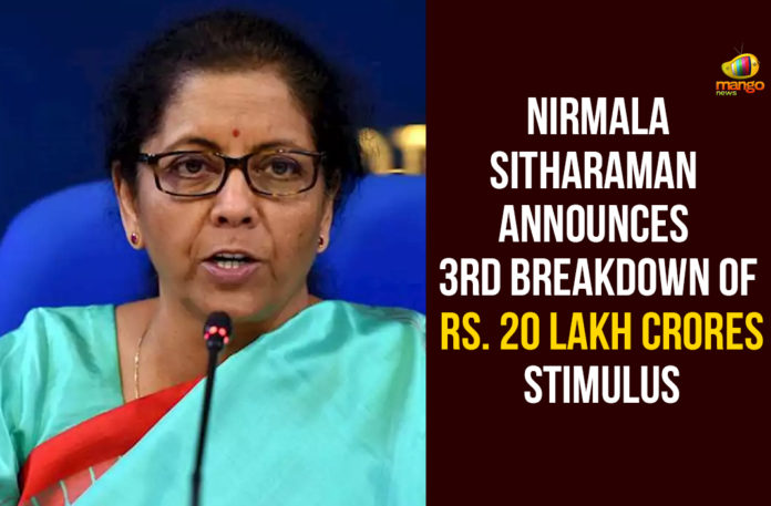 Atma Nirbhar Bharat Abhiyan, Atma Nirbhar Bharat Abhiyan economic package, Atmanirbhar Bharat Abhiyan, Central Farmers Law, Central Law, FM Announces Rs 1L Cr for Agri Infra, FM Nirmala Sitharaman live news, FM Nirmala Sitharaman press conference, FM Press Meet, Operation Green, PM Modi Atma Nirbhar Bharat Abhiyan economic package, Third Tranche of Centre Economic Package, Third Tranche of Rs 20 lakh Economic Package