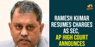 Andhra Pradesh state election commissioner, AP High Court Orders Govt, AP News, AP SEC, AP SEC Nimmagadda Ramesh Kumar, AP State Election Commissioner, AP state election commissioner Nimmagadda Ramesh Kumar, Nimmagadda Ramesh Kumar, Nimmagadda Ramesh Kumar as SEC, Nimmagadda Ramesh Kumar transfer, state election commissioner