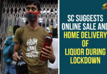 SC Suggests Online Sale And Home Delivery Of Liquor During Lockdown Coronavirus India Lockdown Live Updates, Home Delivery Of Liquor, Liquor shops, lockdown liquor sale, Ministry of Home Affairs, Online Sale Of Liquor, Public Interest Litigation, SC refuses to stay sale of liquor, SC Suggests Home Delivery Of Liquor, SC Suggests Online Sale Of Liquor, States should consider home delivery of liquor, supreme court