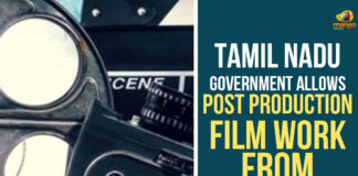 Chief Minister of Tamil Nadu, nation wide lockdown, Palaniswami, Post Production Film Work, Tamil nadu, Tamil Nadu Allows Post Production Film Work, Tamil Nadu government, Tamil Nadu Government Allows Post Production Film Work, Tamil Nadu Lockdown, Tamil Nadu Lockdown Relaxations