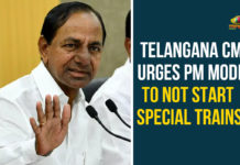 Telangana CM Urges PM Modi To Not Start Special Trains CM KCR, CM KCR Requests PM Modi, CM KCR Requests PM Modi Over Resumption of Trains, Indian Railways, Indian Railways special trains, Indian Railways special trains booking begins, KCR, Modi Video Conference with CMs, PM Modi Video Conference, Resumption of Trains, Telangana cm kcr