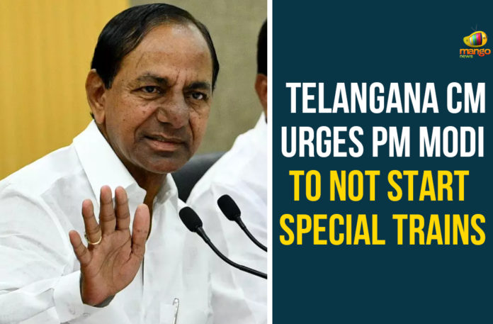 CM KCR, CM KCR Requests PM Modi, CM KCR Requests PM Modi Over Resumption of Trains, Indian Railways, Indian Railways special trains, Indian Railways special trains booking begins, KCR, Modi Video Conference with CMs, PM Modi Video Conference, Resumption of Trains, Telangana cm kcr