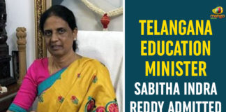 Education Minister Sabitha Indra Reddy, Sabitha Indra Reddy, Sabitha Indra Reddy Admitted To Hospital, Sabitha Indra Reddy Health Issue, Telangana, Telangana Education Minister, Telangana Education Minister Sabitha Indra Reddy, Telangana news, Telangana Political News