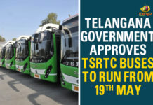 Telangana Government Approves TSRTC Buses To Run From 19th May Minister of Transpor, Telangana, Telangana Bus Services, Telangana Government, Telangana Government Approves TSRTC Buses, Telangana news, Telangana State Road Transport Corporation, TSRTC buses, TSRTC Buses To Run From 19th May, TSRTC employees