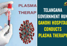 Telangana Government Run Gandhi Hospital Conducts Plasma Therapy Gandhi Hospital, Gandhi Hospital Conducts Plasma Therapy, Plasma Therapy, Plasma Therapy for Corona Patients, Plasma Therapy for Corona Patients In Gandhi Hospital, Plasma Therapy For COVID-19 Patients, Telangana, Telangana Coronavirus, Telangana Gets Permission For Plasma Therapy, Telangana Government, Telangana Government Run Gandhi Hospital