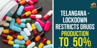 BDMA, Bulk Drug Manufacturer Association, Bulk Drug Manufacturers, Bulk Drug Manufacturers in Hyderabad, Bulk Drug Manufacturers Lockdown issue, Coronavirus Crisis, COVID-19, Executive Director of BDMA, Lockdown Restricts Drugs Production, Lockdown Restricts Drugs Production To 50% By BDMA, pharmaceutical production, Telangana, Telangana Lockdown Issues