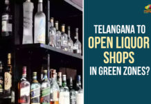 Telangana To Open Liquor Shops In Green Zones? Liquor shops, Liquor Shops In Green Zones, Liquor Shops in Telangana, Telangana, Telangana Coronavirus, Telangana Coronavirus Deaths, Telangana Lockdown Relaxations, telangana lockdown updates, Telangana To Open Liquor Shops, Telangana To Open Liquor Shops In Green Zones, Total COVID 19 Cases