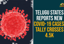 Telugu States Reports New COVID-19 Cases, Tally Crosses 4.5k Andhra Pradesh, AP Corona Cases, AP Corona Positive Cases, AP Coronavirus, AP COVID 19 Cases, AP Total Positive Cases, Corona Positive Cases, Coronavirus, Coronavirus state-wise count in India, COVID-19, State wise Corona Positive Cases, State-wise Corona Positive Cases List in India, telangana, Telangana Coronavirus, Telangana Coronavirus Deaths