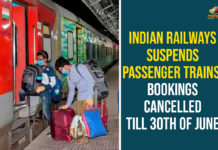 Coronavirus in India live updates, Coronavirus Lockdown, Indian Railways, Indian Railways cancels all regular train tickets, Indian Railways LIVE updates, Indian Railways News, Railways cancels all tickets booked for passenger trains, Railways Cancels Regular Train Tickets, Railways Cancels Regular Train Tickets Booked till June 30, Train Tickets Cancelled