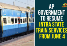 AP Government To Resume Intra State Train Services From June 4 andhra pradesh, AP government, AP Government To Resume Intra State Train Services, AP intra state travel, AP Lockdown Relaxations, AP Lockdown Updates, AP NEWS, AP Train Services, AP Train Services Resume, Intra State Train Services, Tirumala Tirupati Devasthanam