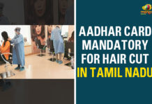 Aadhar Card Mandatory For Hair Cut In Tamil Nadu
