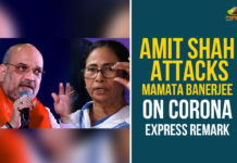 Amit Shah Attacks Mamata Banerjee On Corona Express Remark amit shah, Amit Shah Attacks Mamata Banerjee, Amit Shah Attacks Mamata Banerjee On Corona, Corona Express, Corona Express remark, Home Minister of India, Mamata Banerjee Corona Express, Mamata Banerjee Corona Express Issue, Mamata Banerjee Corona Express Remark