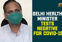 Delhi, delhi coronavirus, Delhi Coronavirus Cases, Delhi Coronavirus Deaths, Delhi Covid 19, Delhi Health Minister, Delhi Health Minister Covid-19, Delhi Health Minister Satyendar Jain, Delhi Health Minister Tests Negative, Delhi Health Minister Tests Negative For Covid-19, Mango News