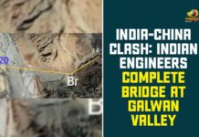 Bridge At Galwan Valley, India China, India China Border Affairs, India China border clash, india china dispute, India China Issue, India-China Clash, Indian Army engineers, Indian Engineers Complete Bridge At Galwan Valley